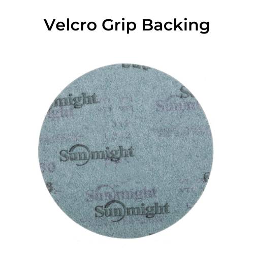 P2000 6" Green Velcro Disc (No Holes) Sunmight 01424