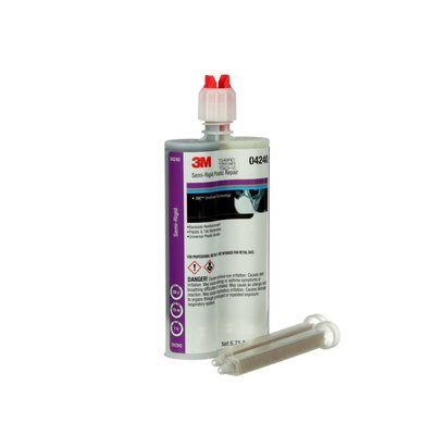 3M Semi-Rigid Plastic Repair, 04240, 200 mL Cartridge