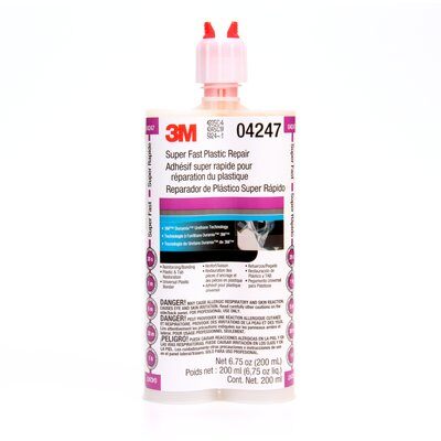 3M Super Fast Plastic Repair, 04247, 200 mL Cartridge