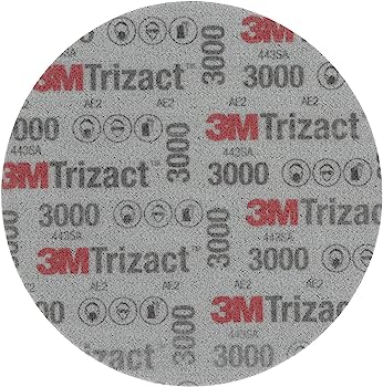 3M Trizact Hookit Foam Abrasive Disc 02085, P3000, A5, 6 in (150 mm), 15 Discs/Carton