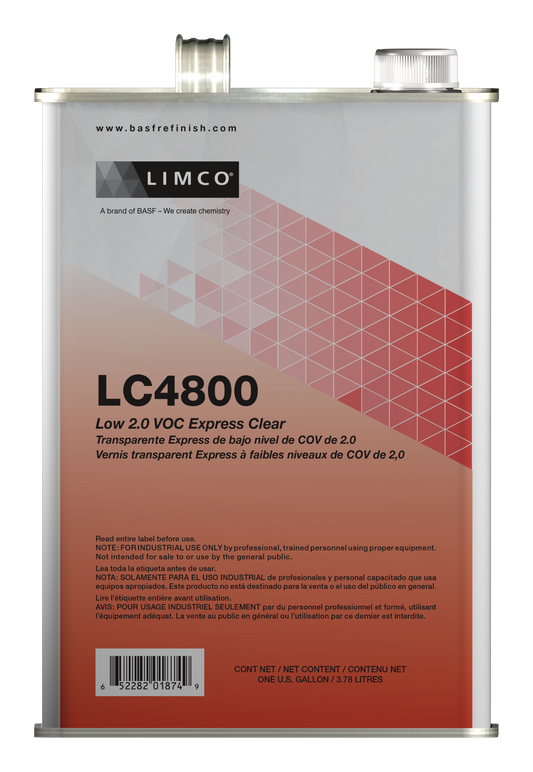 BASF Limco LC4800 EXPRESS Clearcoat (1 gallon) with Hardener (1 quart)