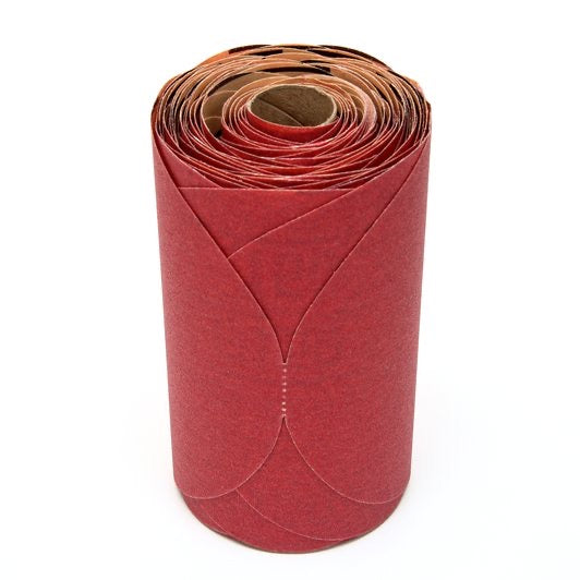 3M P150 Red Abrasive Stikit Disc, 01113, 6 in, 100 discs per roll