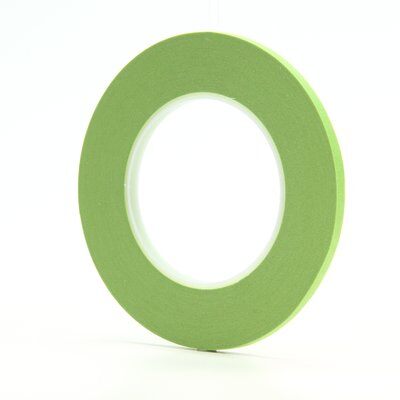 3M 26344 Scotch 1/4", 6mm x 55m, 233+ Performance Green Tape